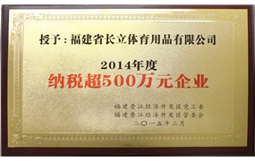2014 annual tax payment of 5 million yuan enterprise